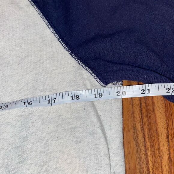 Old Navy Navy Cream & Red Color Block Crew Sweatshirt Women Size S - Picture 3 of 6